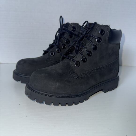 Timberland® Premium 6-Inch Boot - Baby / Toddler Little Kid Black size 10c Nwob - Picture 3 of 7